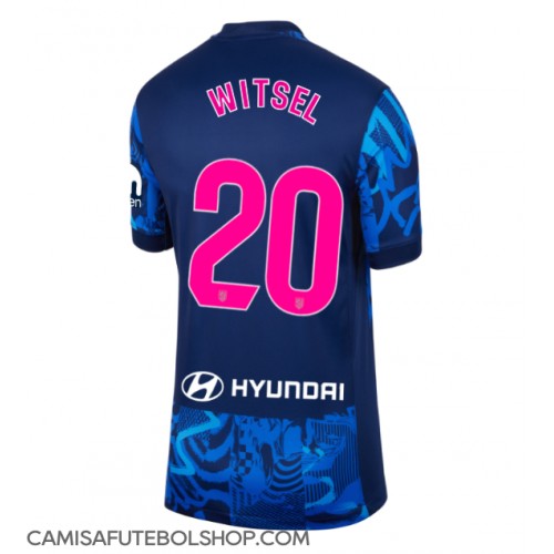 Camisa de time de futebol Atletico Madrid Axel Witsel #20 Replicas 3º Equipamento Feminina 2024-25 Manga Curta